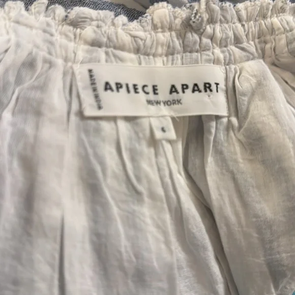 Apiece Apart Highland Jumpsuit Size 6 Women's Casual Striped One Piece